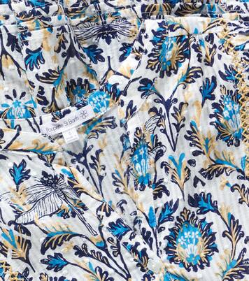 Aria ruffled cotton dress | Poupette St Barth Kids