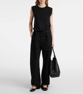 Embellished leather Mary Jane flats | Tod's