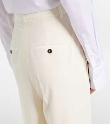 Gerade Hose aus Schurwolle | Róhe