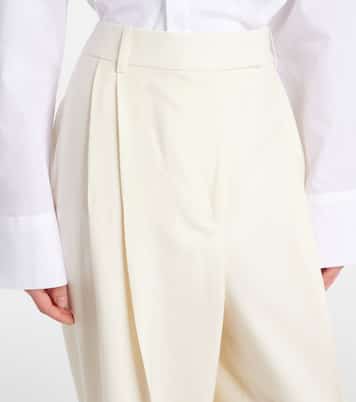 Gerade Hose aus Schurwolle | Róhe