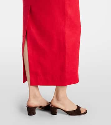 Jupe crayon Bonnie en lin | Posse