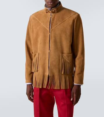 Fringed suede jacket | Valentino