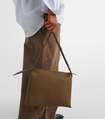 Nu Twin Small leather shoulder bag | The Row