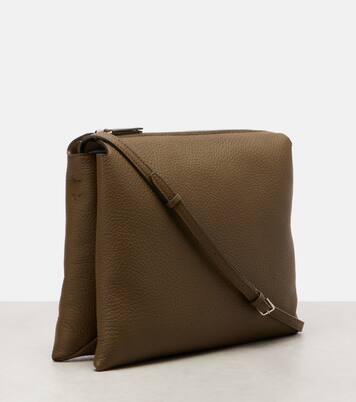 Nu Twin Small leather shoulder bag | The Row