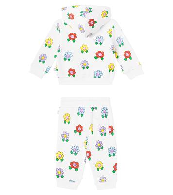 Baby Flowers cotton fleece tracksuit | Stella McCartney Kids