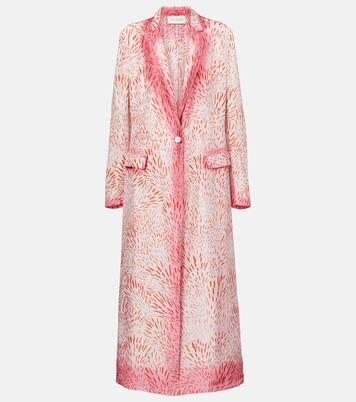 Printed silk coat | Dries Van Noten