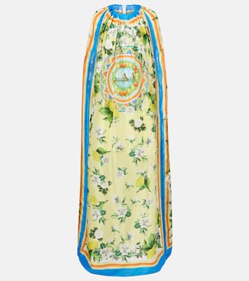 Mantella in seta con stampa | Dolce&Gabbana