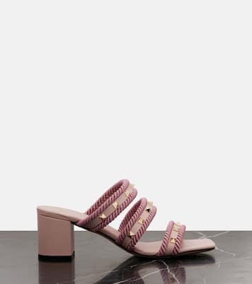 Rockstud Torchon 60 leather mules | Valentino Garavani
