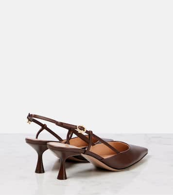 Ascent 55 leather slingback pumps | Gianvito Rossi
