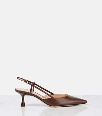 Ascent 55 leather slingback pumps | Gianvito Rossi