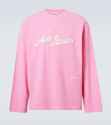 Camiseta de jersey de algodón con logo | Acne Studios