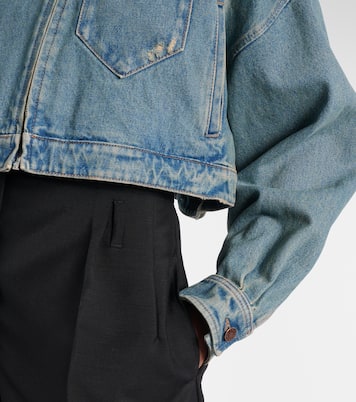 Veste raccourcie en jean | Prada