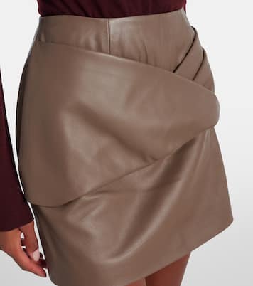 Minirock Liss aus Leder | Tove