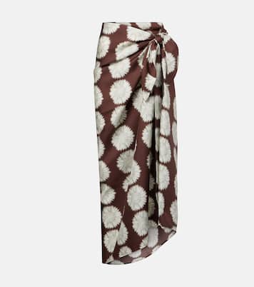 Bedruckter Pareo aus Seide | Asceno