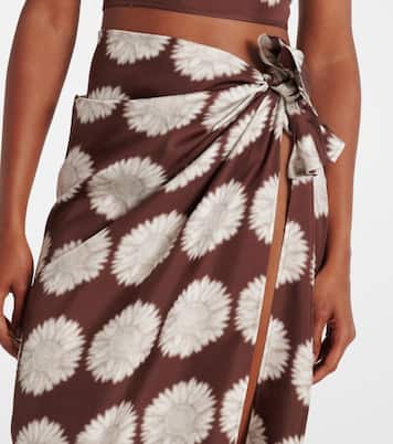 Bedruckter Pareo aus Seide | Asceno