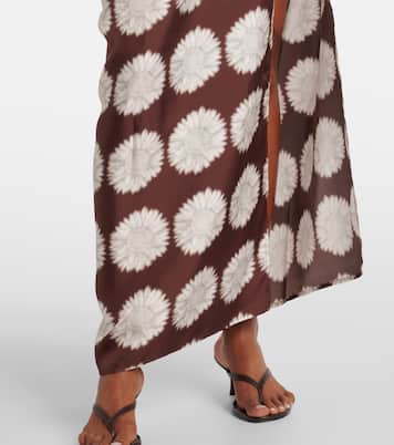 Bedruckter Pareo aus Seide | Asceno