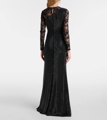 Robe longue à dentelle | Self-Portrait