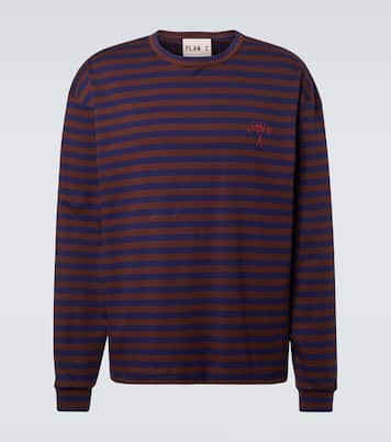 Camiseta de jersey de algodón a rayas | Plan C