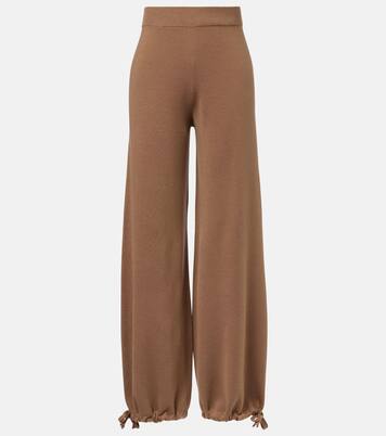 Pantalon ample en laine | Max Mara