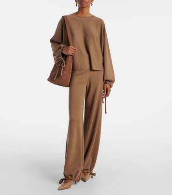 Pantalon ample en laine | Max Mara