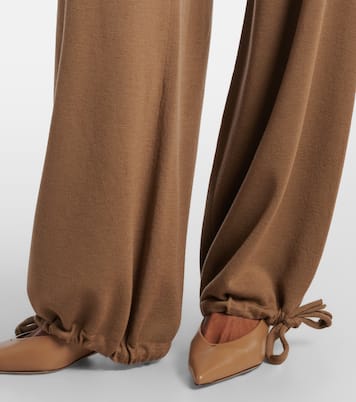 Pantalon ample en laine | Max Mara