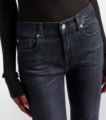 Mid-Rise Cropped Skinny Jeans | 7 For All Mankind