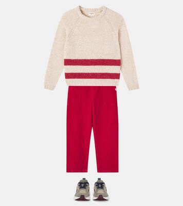 Idaho wool-blend tweed sweater | Cozmo