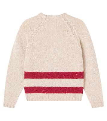 Idaho wool-blend tweed sweater | Cozmo