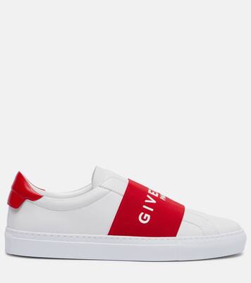 Urban Street logo leather slip-on sneakers | Givenchy