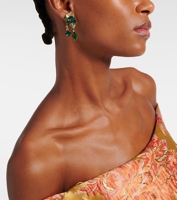 Ohrringe Ambra mit Kristallen | Jennifer Behr