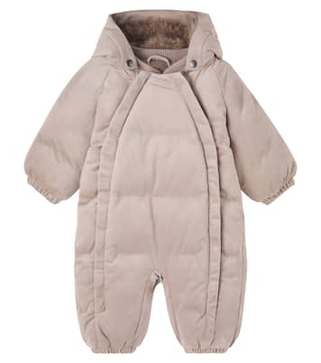 Baby Nallo corduroy snowsuit | Wheat