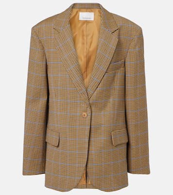 Lyra houndstooth oversized blazer | The Frankie Shop