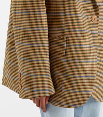 Lyra houndstooth oversized blazer | The Frankie Shop