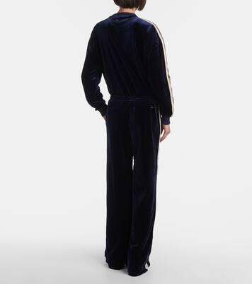 High-Rise-Jogginghose Monaco Freya aus Samt | The Upside