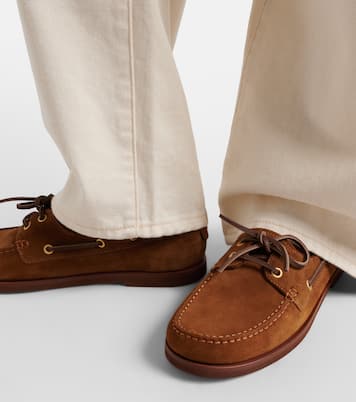 Segelschuhe Vandee aus Veloursleder | Gianvito Rossi