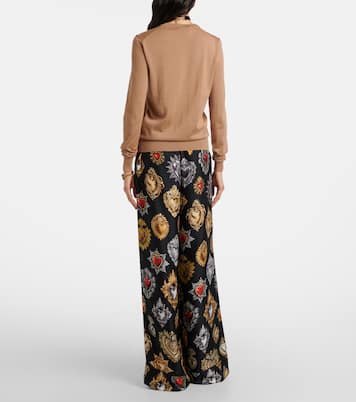 Pullover DG aus Kaschmir und Seide | Dolce&Gabbana