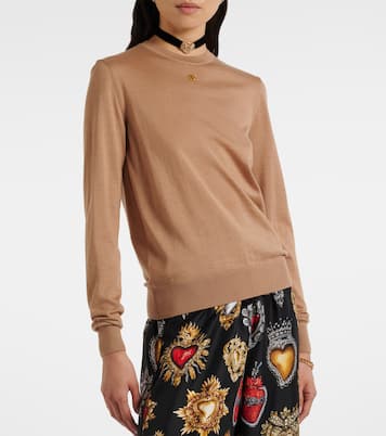Pullover DG aus Kaschmir und Seide | Dolce&Gabbana