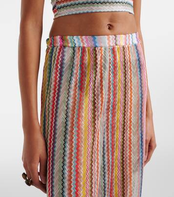Zigzag palazzo pants | Missoni