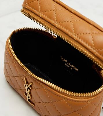 Gaby Micro leather vanity bag | Saint Laurent