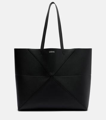 Cabas Puzzle Fold Large en cuir | Loewe