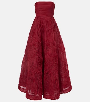 Willow mesh bustier gown | Rebecca Vallance