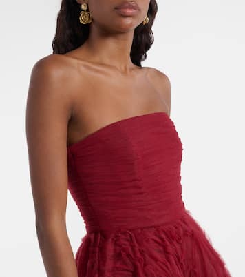 Willow mesh bustier gown | Rebecca Vallance