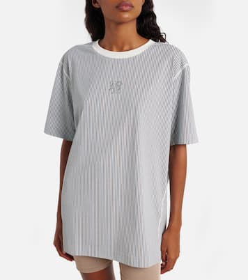 x On camiseta a rayas bordada | Loewe