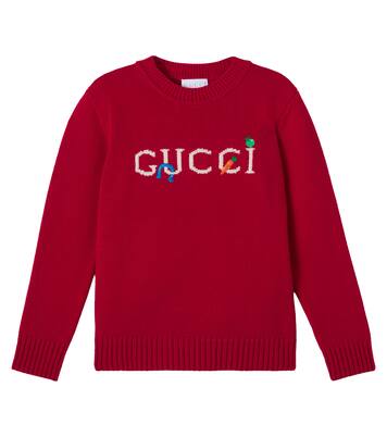 Logo wool sweater | Gucci Kids