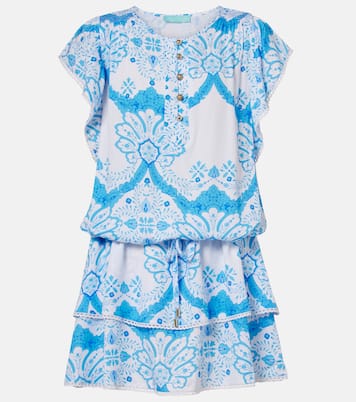 Lenni printed tiered minidress | Melissa Odabash