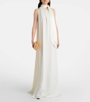 Bridal Astor crêpe cady gown | Taller Marmo