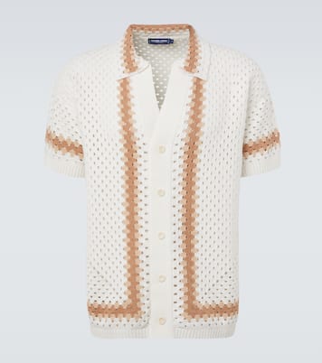 Pinto crochet cotton bowling shirt | Frescobol Carioca