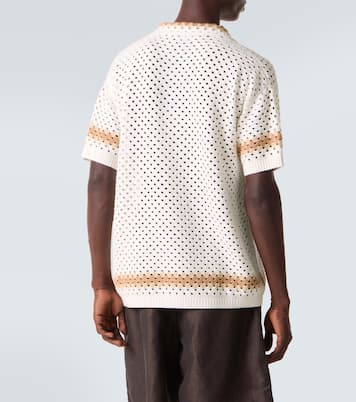 Pinto crochet cotton bowling shirt | Frescobol Carioca