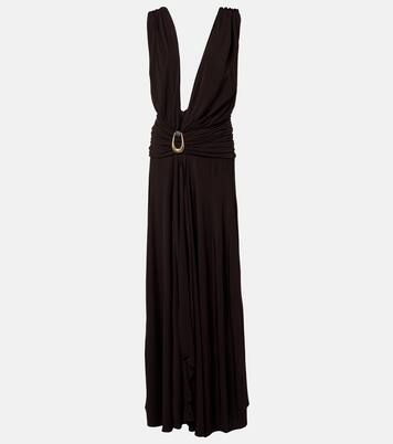 Abito lungo Stone Pin in jersey  | Christopher Esber