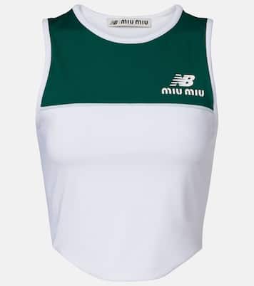 x New Balance jersey tank top | Miu Miu